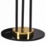 Lampa stojąca GOLDEN PIPE-3 czarno złota 180 cm