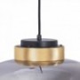 Lampa wisząca BOOM LED szaro złota 35 cm
