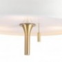 Lampa podłogowa ARTDECO biało - złota 162 cm