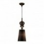 Lampa wisząca QUEEN-1 czarna 18 cm