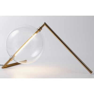 Lampa stołowa AMORE złota 25 cm