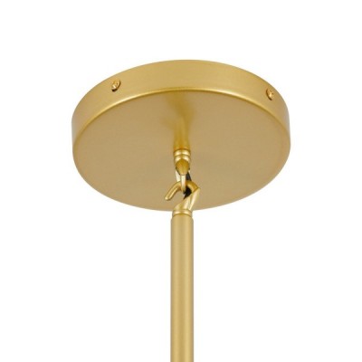 Lampa wisząca MODERN ORCHID-9 złoto - szara 150 cm