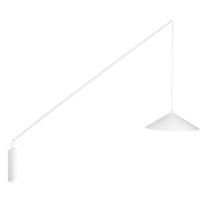 Lampa ścienna SWING biała 151 cm