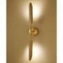 Lampa ścienna MIKA-2 złota 76 cm