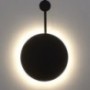 Lampa ścienna CLEX - 1 LED czarna 105 cm