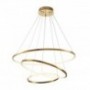 Lampa wisząca CIRCLE SLIM 40+60+80 LED złoty 40 cm + 60 cm + 80 cm