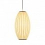 Lampa wisząca SILK BARREL biała 50 cm