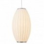 Lampa wisząca SILK BARREL biała 60 cm