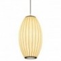 Lampa wisząca SILK BARREL biała 60 cm