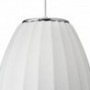 Lampa wisząca SILK BARREL biała 60 cm