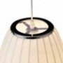 Lampa wisząca SILK BARREL biała 60 cm